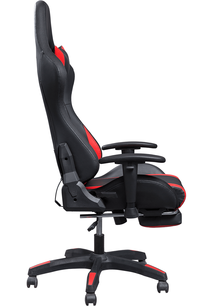 Scaun de gaming reglabil cu cotieră cu spate înalt din piele PU scaun de masaj Mobilier de birou Lift pivotant Silla Gamer details