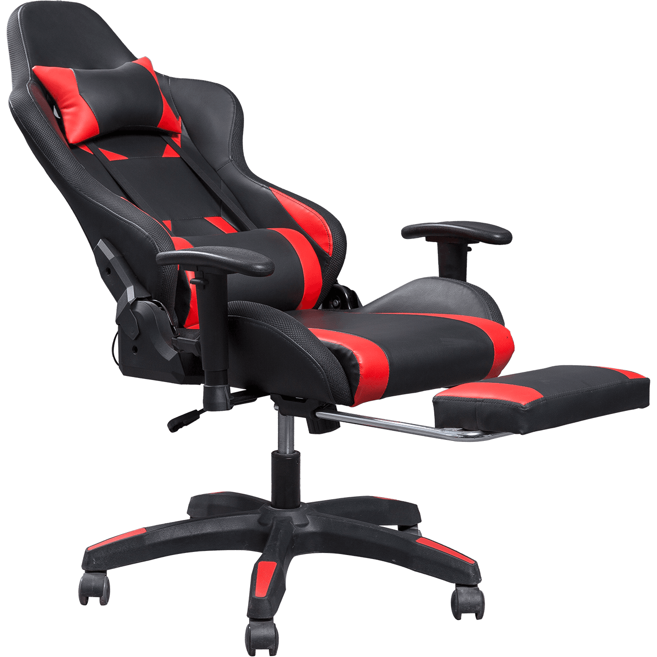 Scaun de gaming reglabil cu cotieră cu spate înalt din piele PU scaun de masaj Mobilier de birou Lift pivotant Silla Gamer details